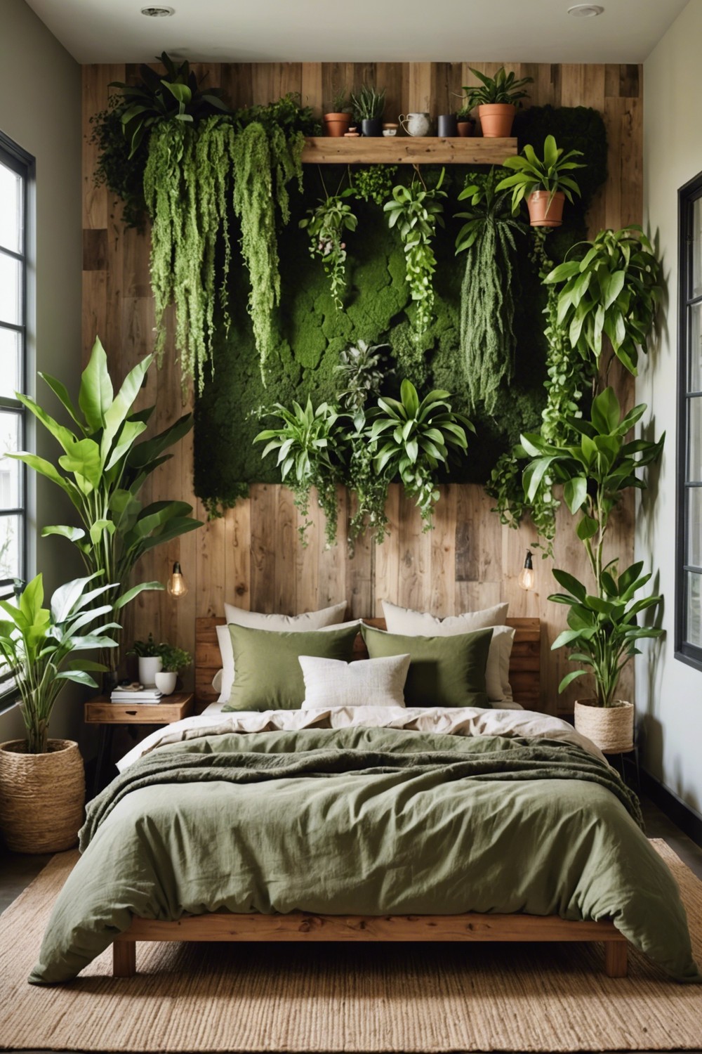 Urban Jungle: Greenery and Earthy Tones