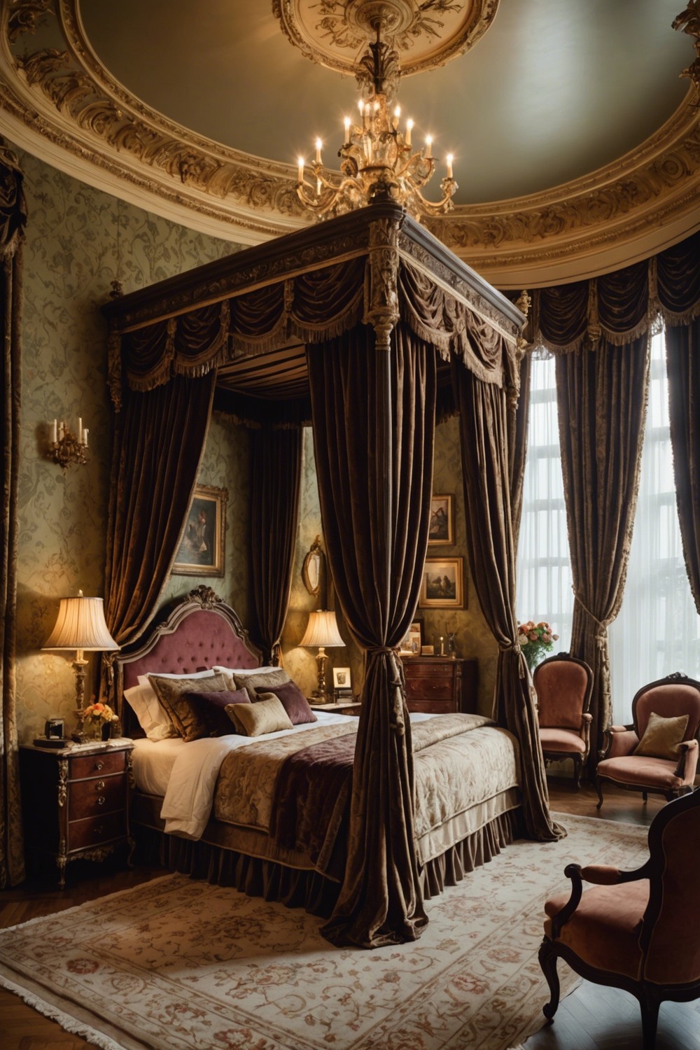 Velvet Dreams: A Bedroom That Oozes Sophistication