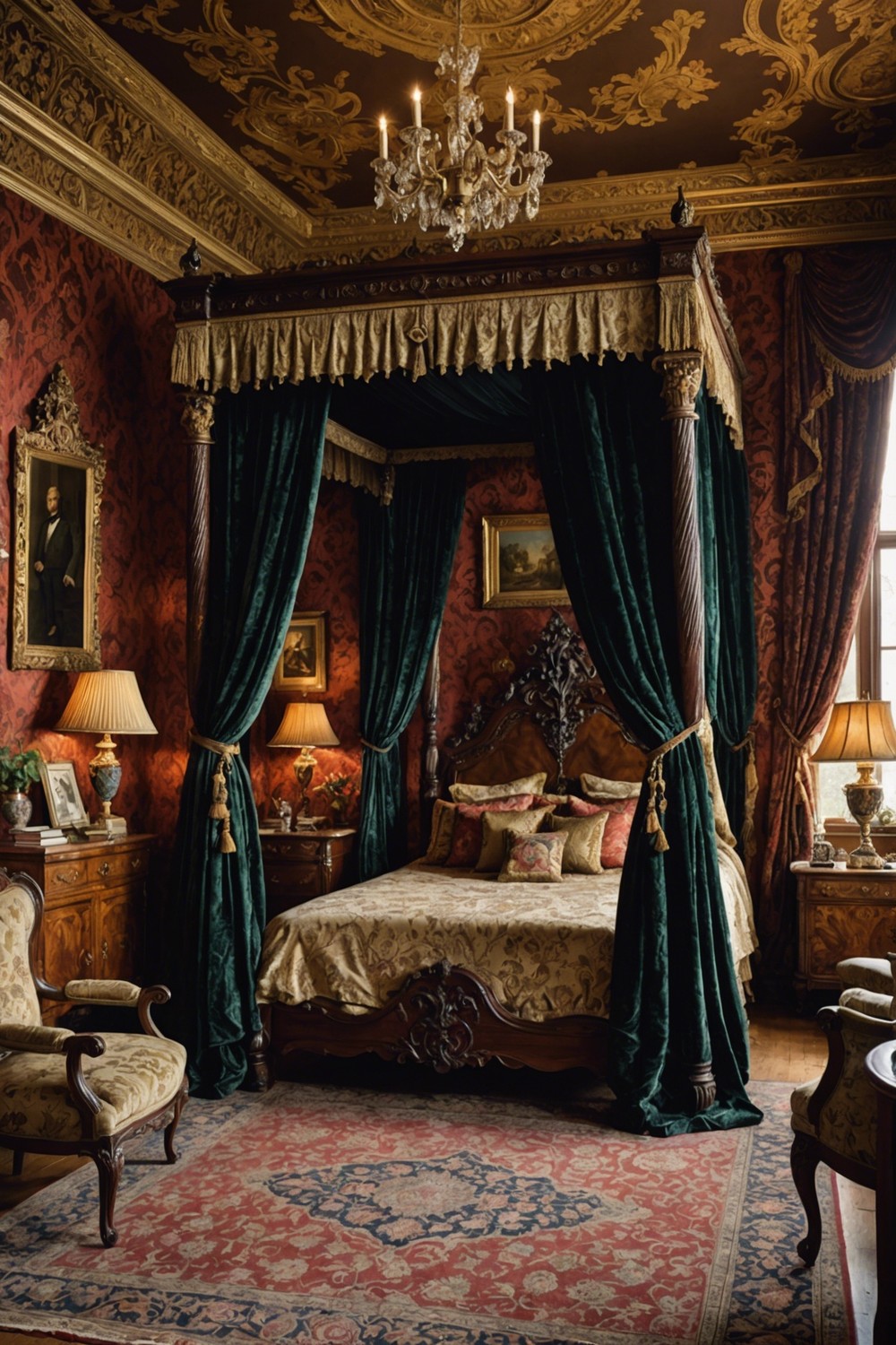 Victorian Chic: A Bedroom That Embraces Vintage Charm