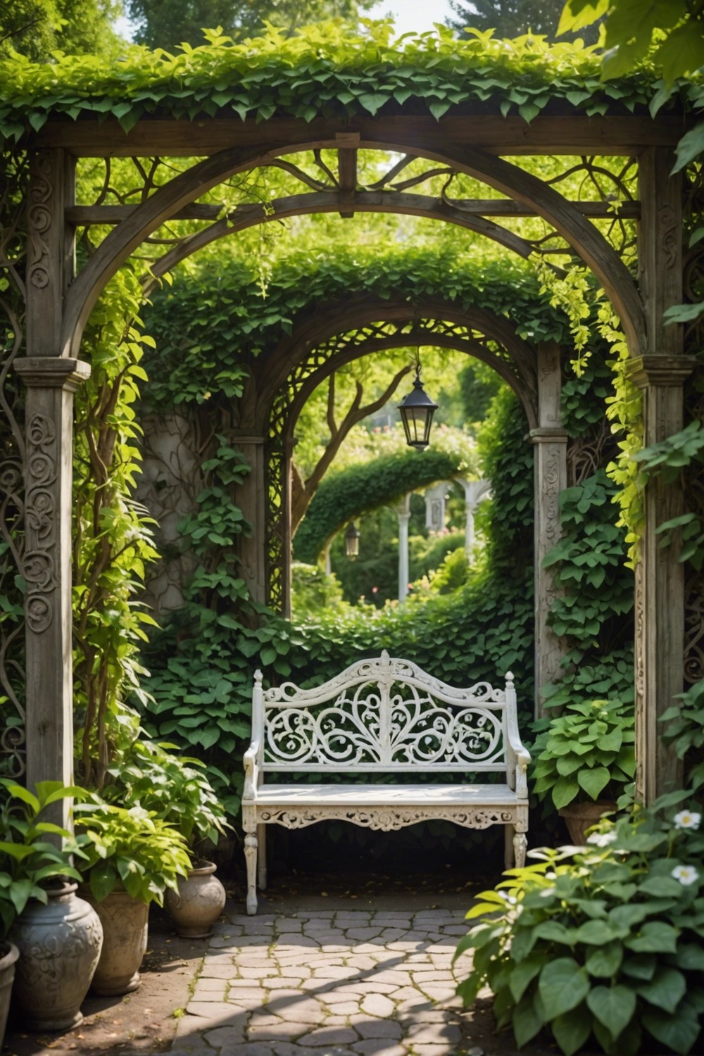 Vintage Garden Benches