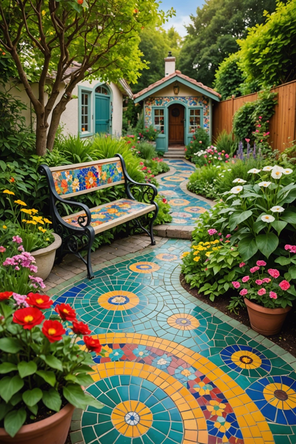 Whimsical Mosaic Accents