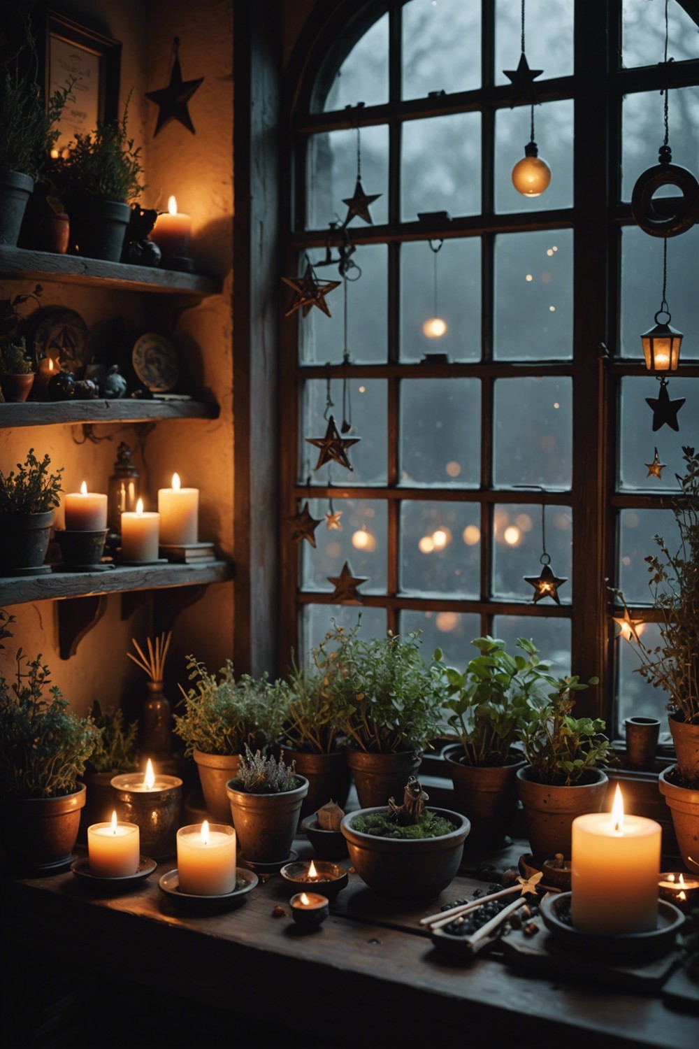 Witchy Windowsill Herb Garden
