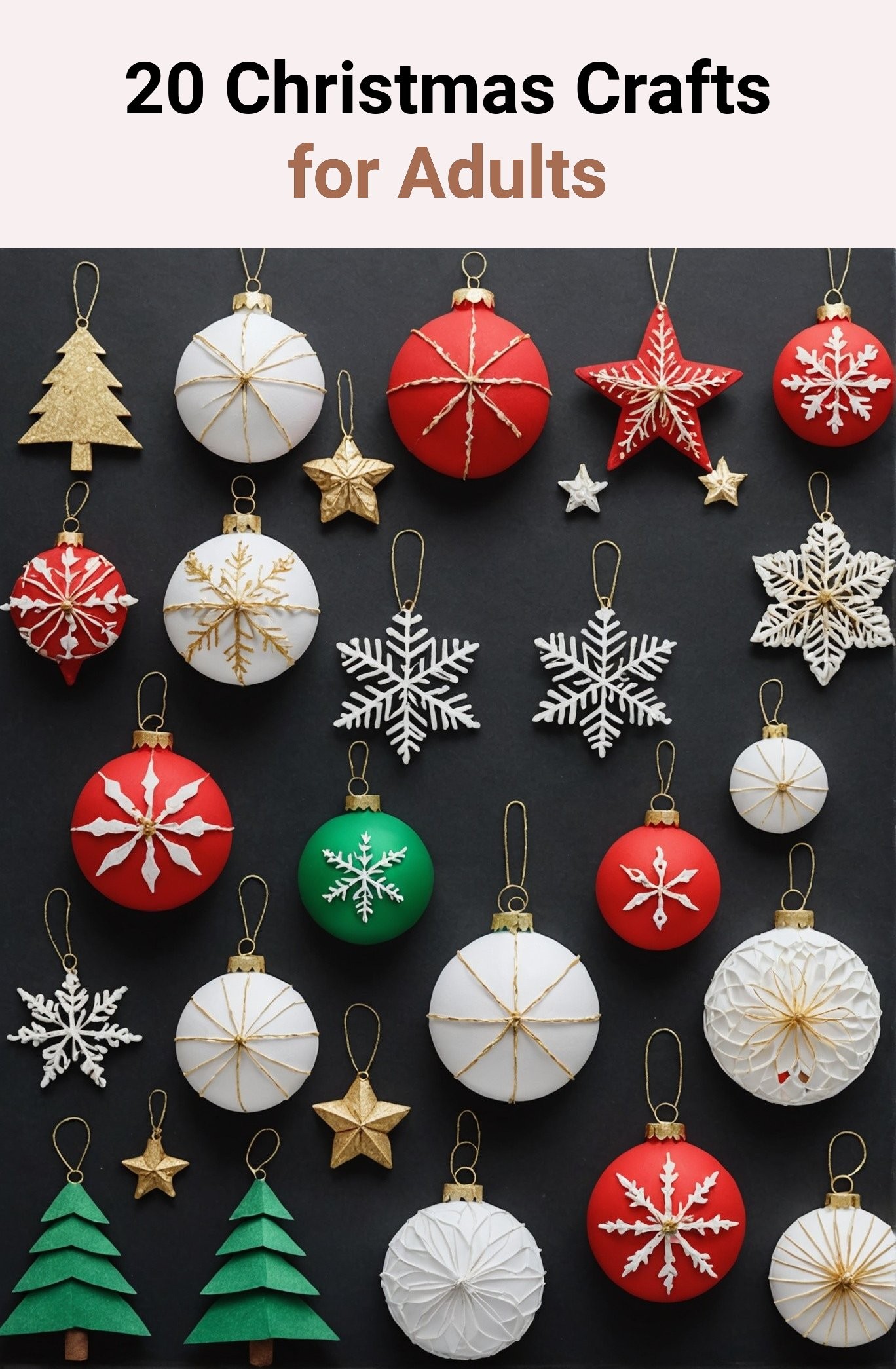 20 Christmas Crafts for Adults