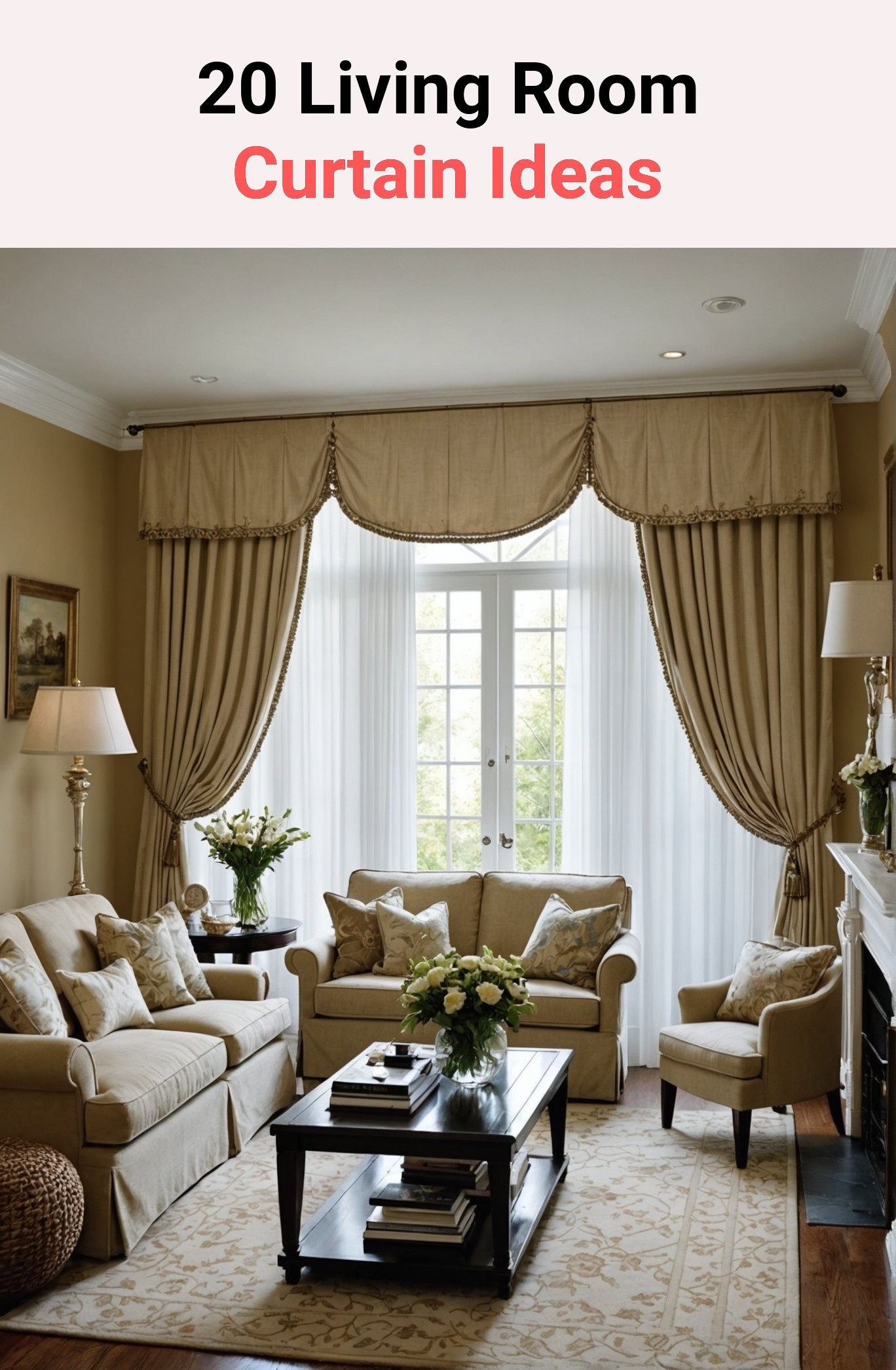 20 Living Room Curtain Ideas