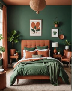 21 Green & Terracotta Bedroom Ideas