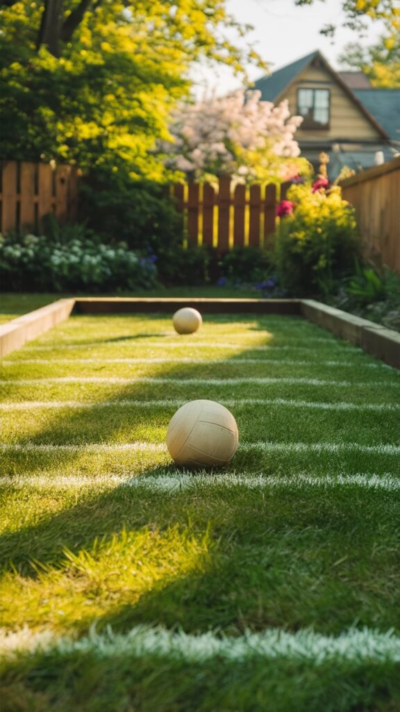 Bocce Ball and Game Court