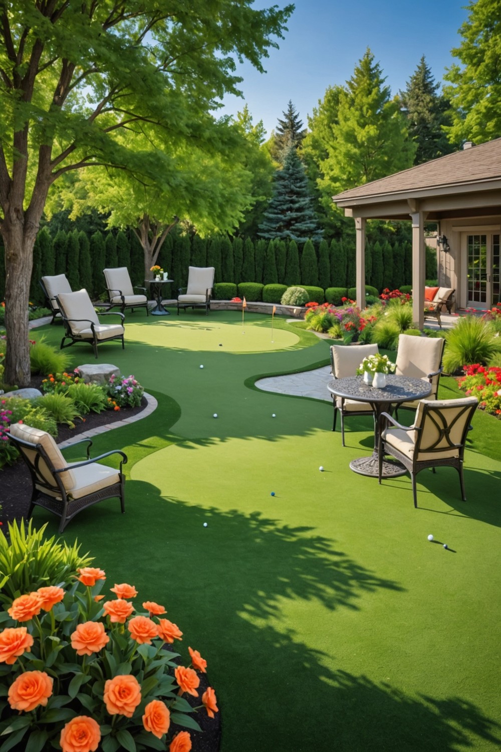 Artificial Turf and Putting Green