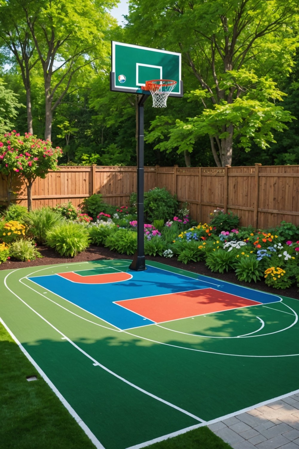 Basketball and Sports Court