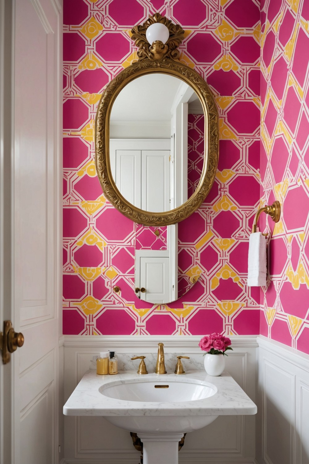 Bold Wallpaper Accents