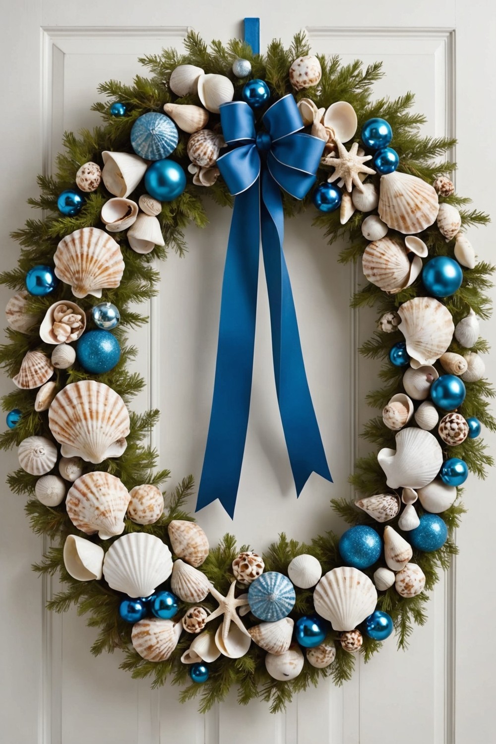 Coastal Shell Wreath