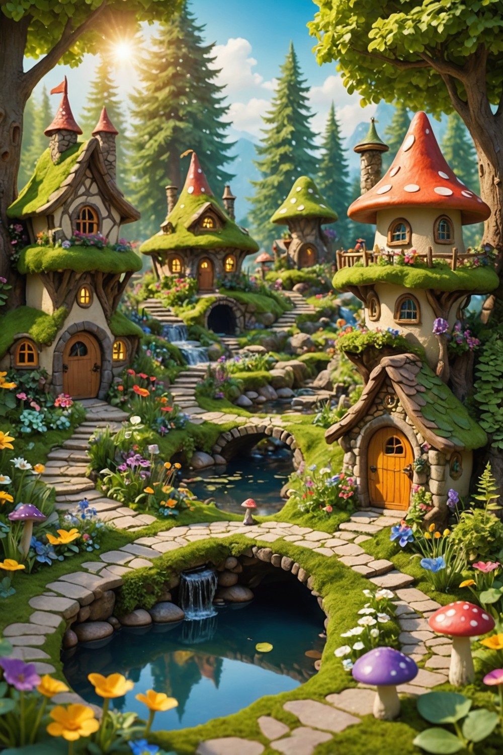 Fairy Village Garden