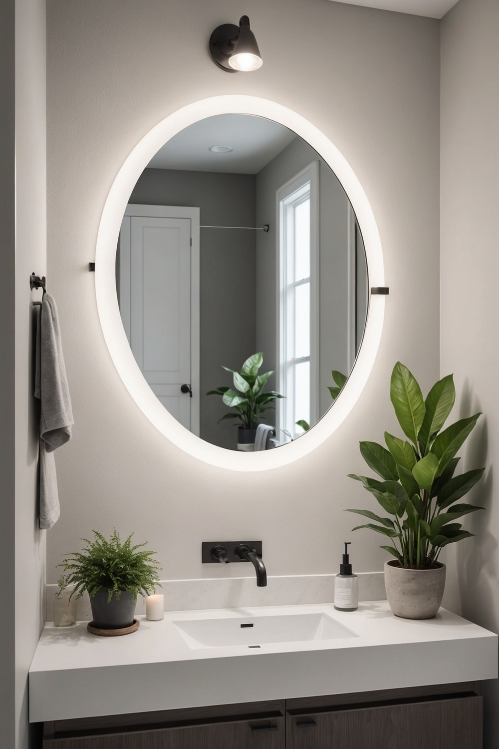 Frameless Mirrors for Clean Look