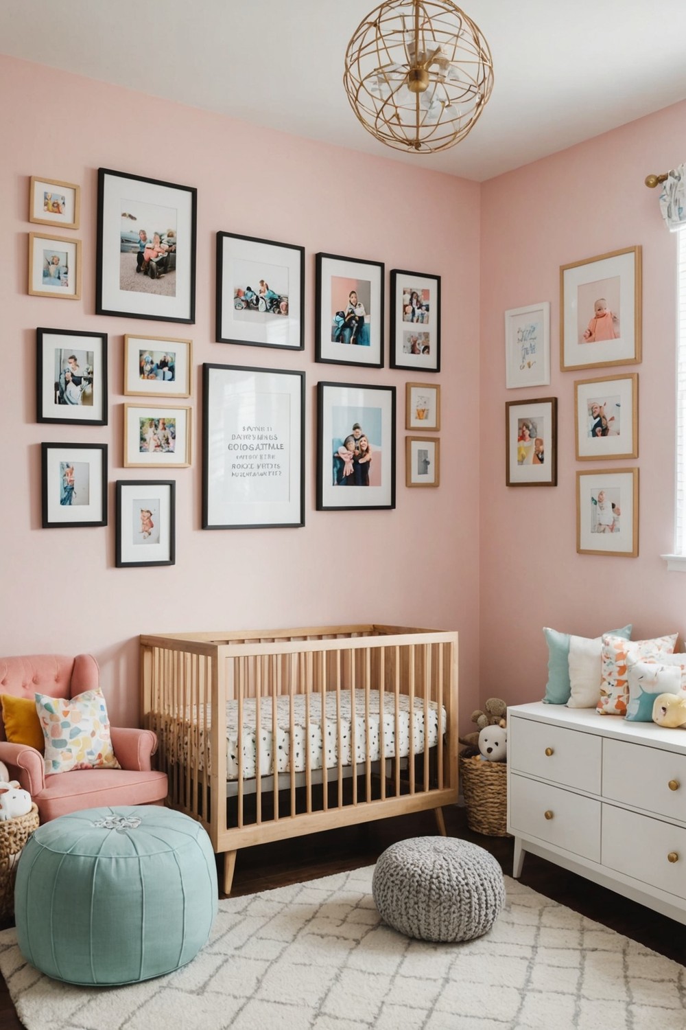 Gallery Wall of Family Photos