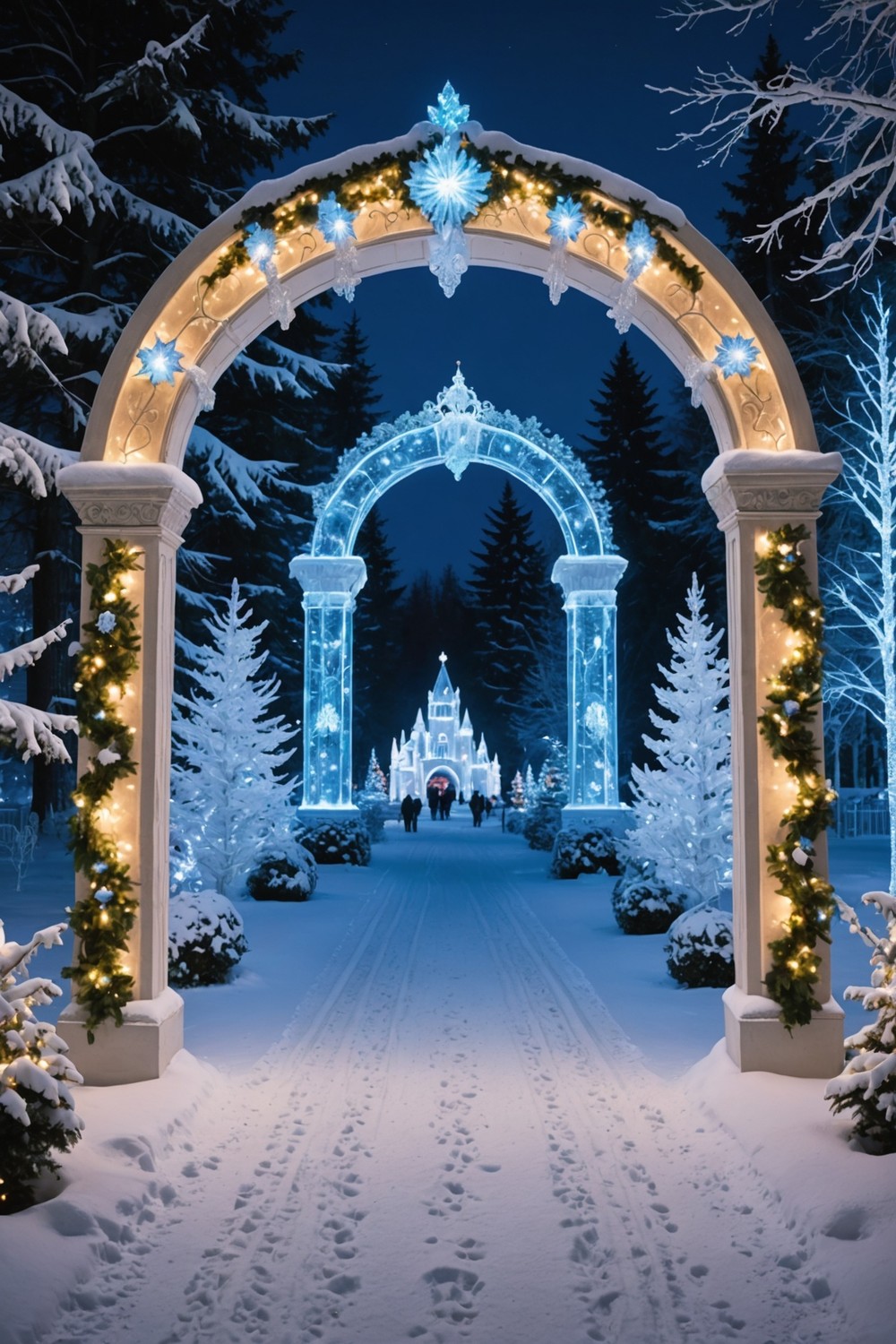 Illuminated Christmas Decoration Displays