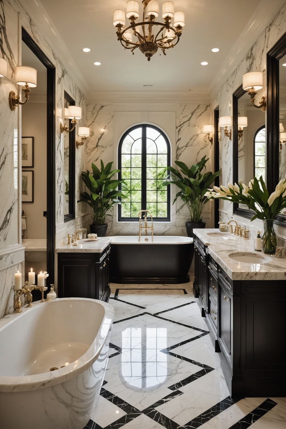 Luxurious Marble Accents