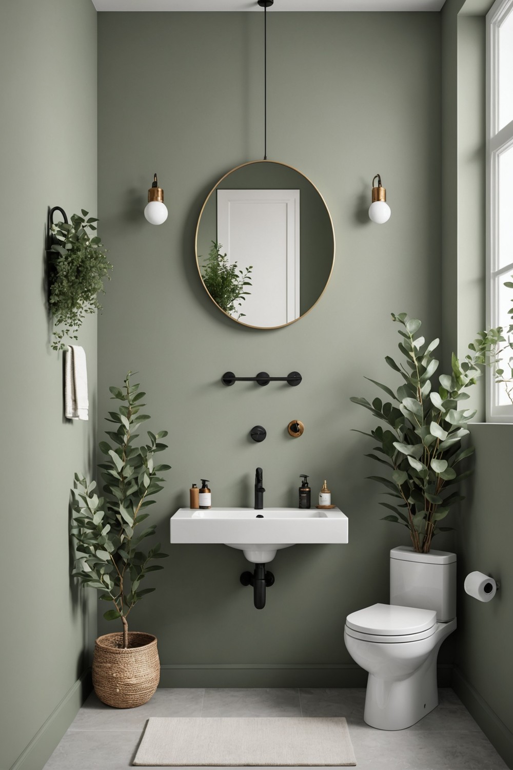 Minimalist Decor with Greenery