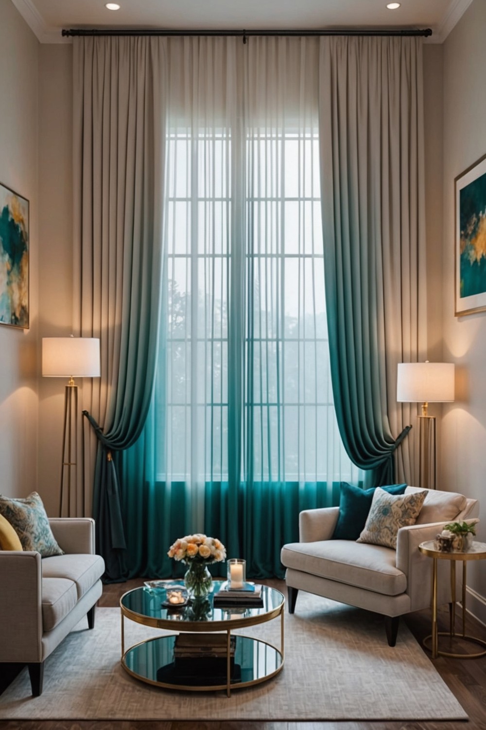 Ombre Curtains for a Trendy Gradient Effect