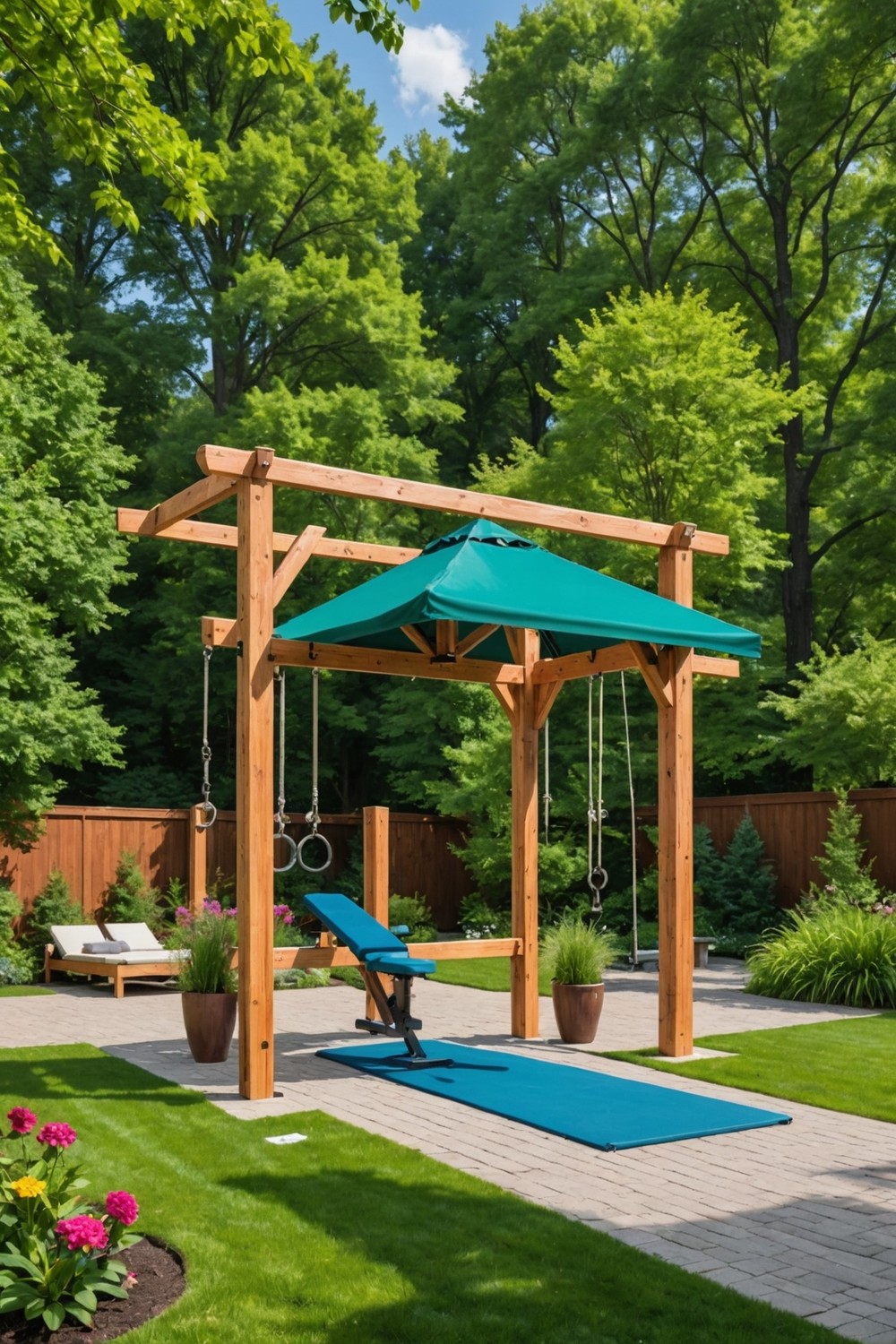 Outdoor Gym and Fitness Area