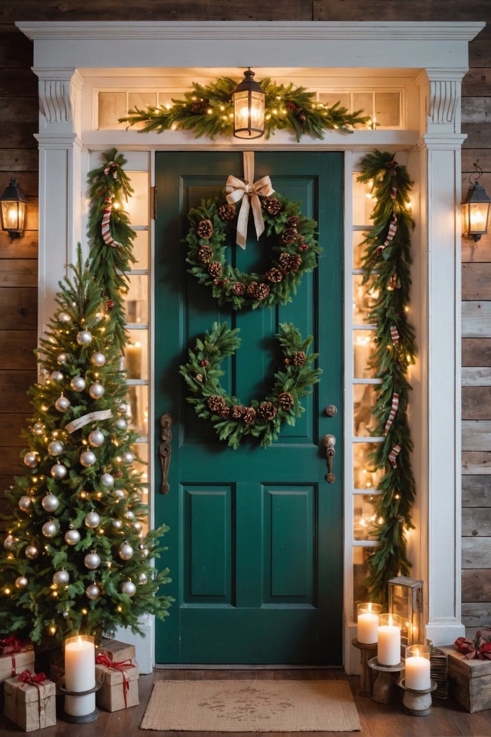 Repurposed Vintage Items as Holiday Decor