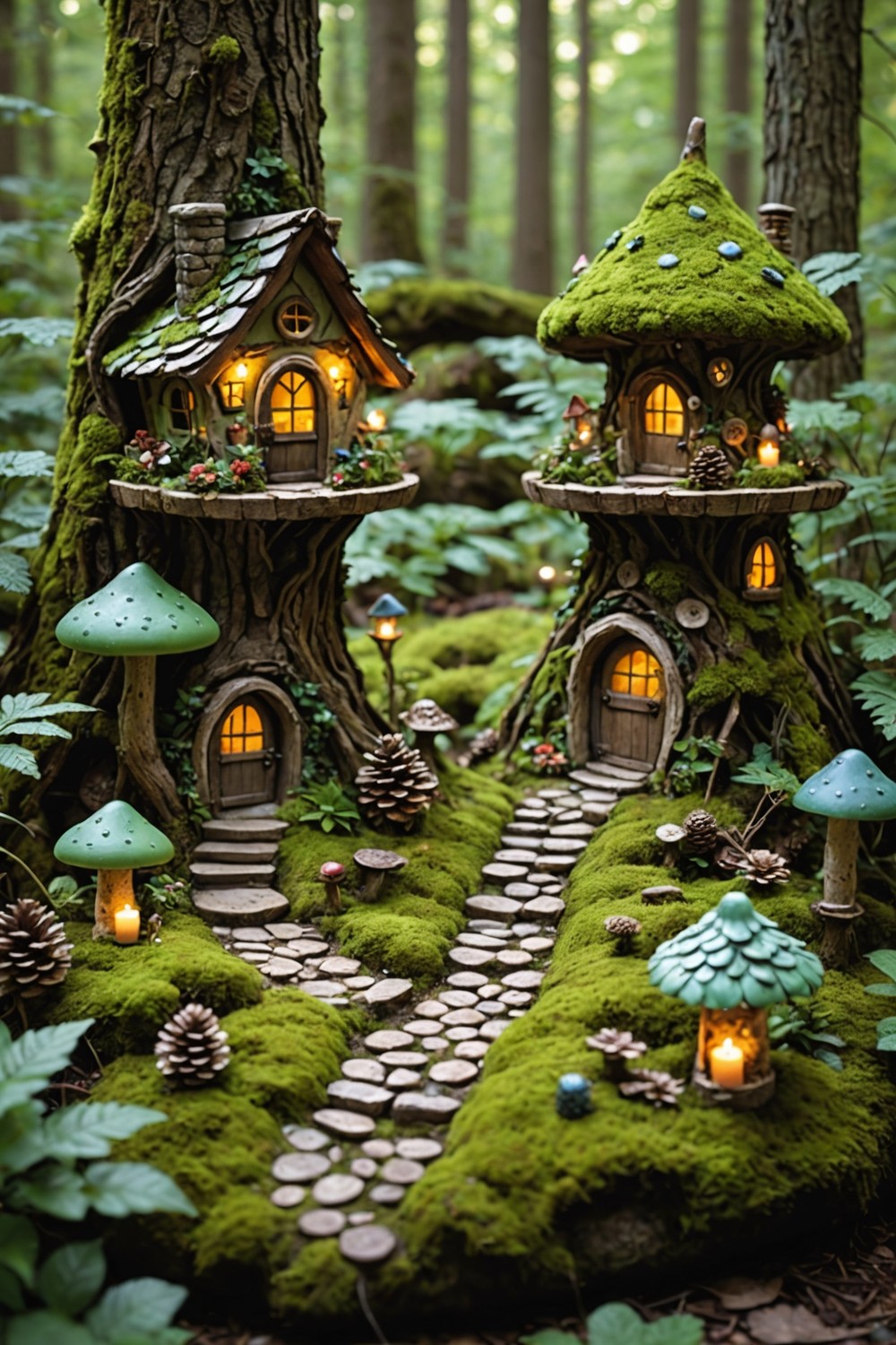 Rustic Woodland Fairy Garden