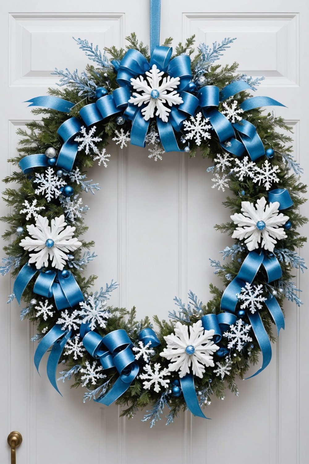 Sparkling Snowflake Wreath