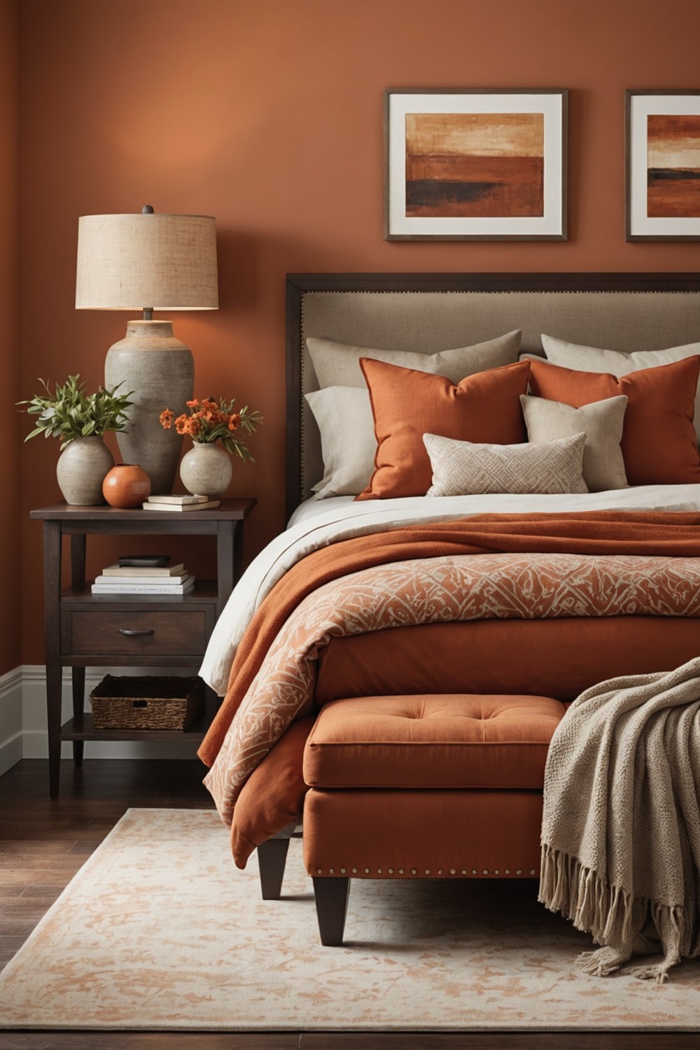 Terracotta-Inspired Fabric Patterns for Upholstery