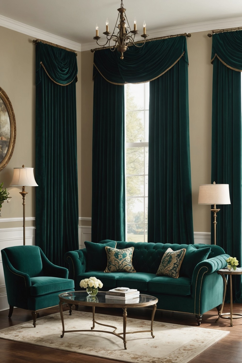 Velvet Drapes for a Luxurious Look