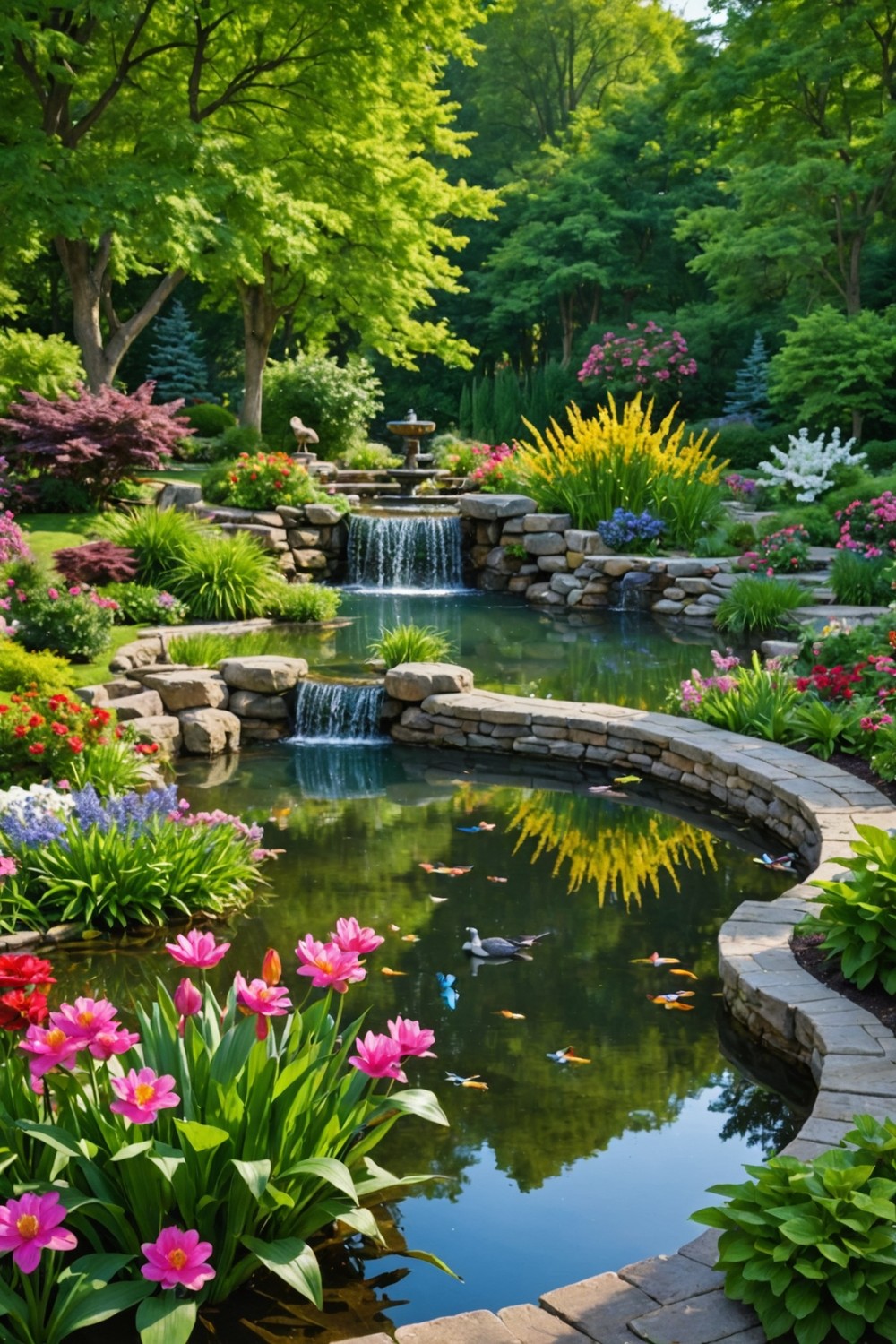 Water Feature and Pond