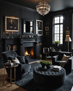 20 Dark Living Room Ideas