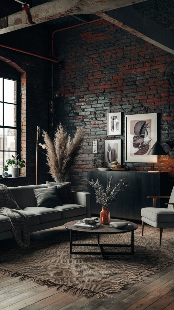 Industrial Chic with Exposed Brick