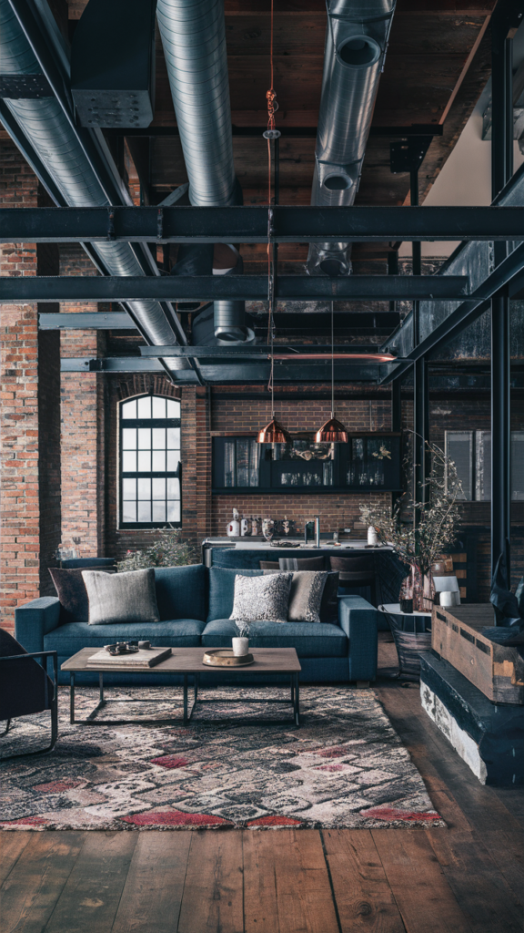 Industrial Chic with Metal Accents