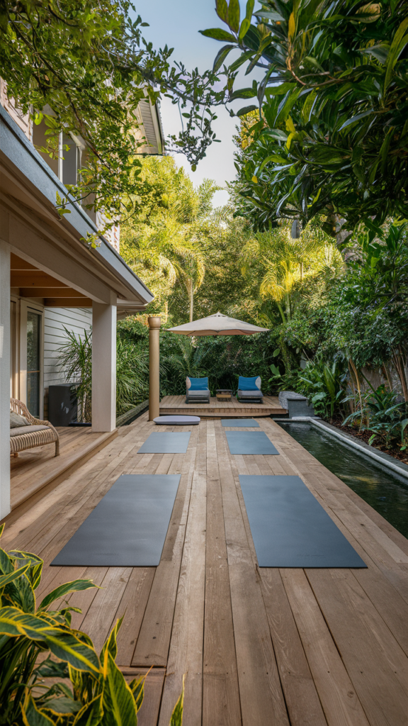 Outdoor Yoga or Exercise Deck