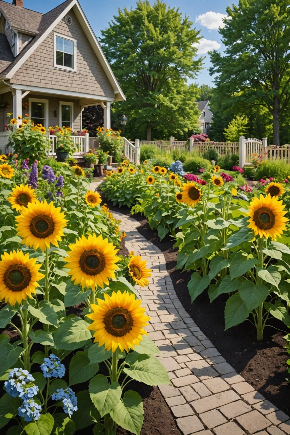 Add a Sunflower Garden as a Focal Point