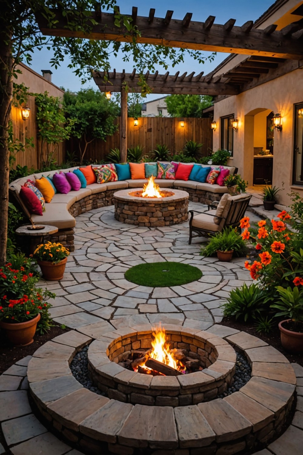 Built-In Fire Pits