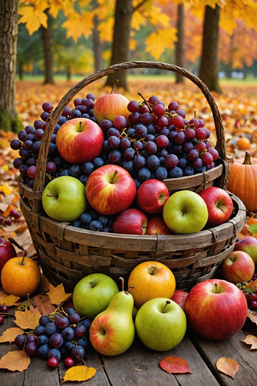 Colorful Fall Fruits