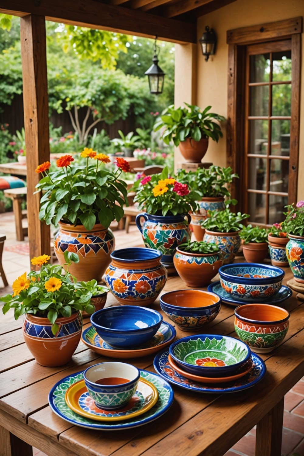 Colorful Mexican Pottery