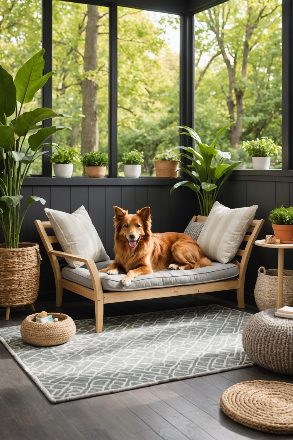 Create a Pet-Friendly Sun Lounge