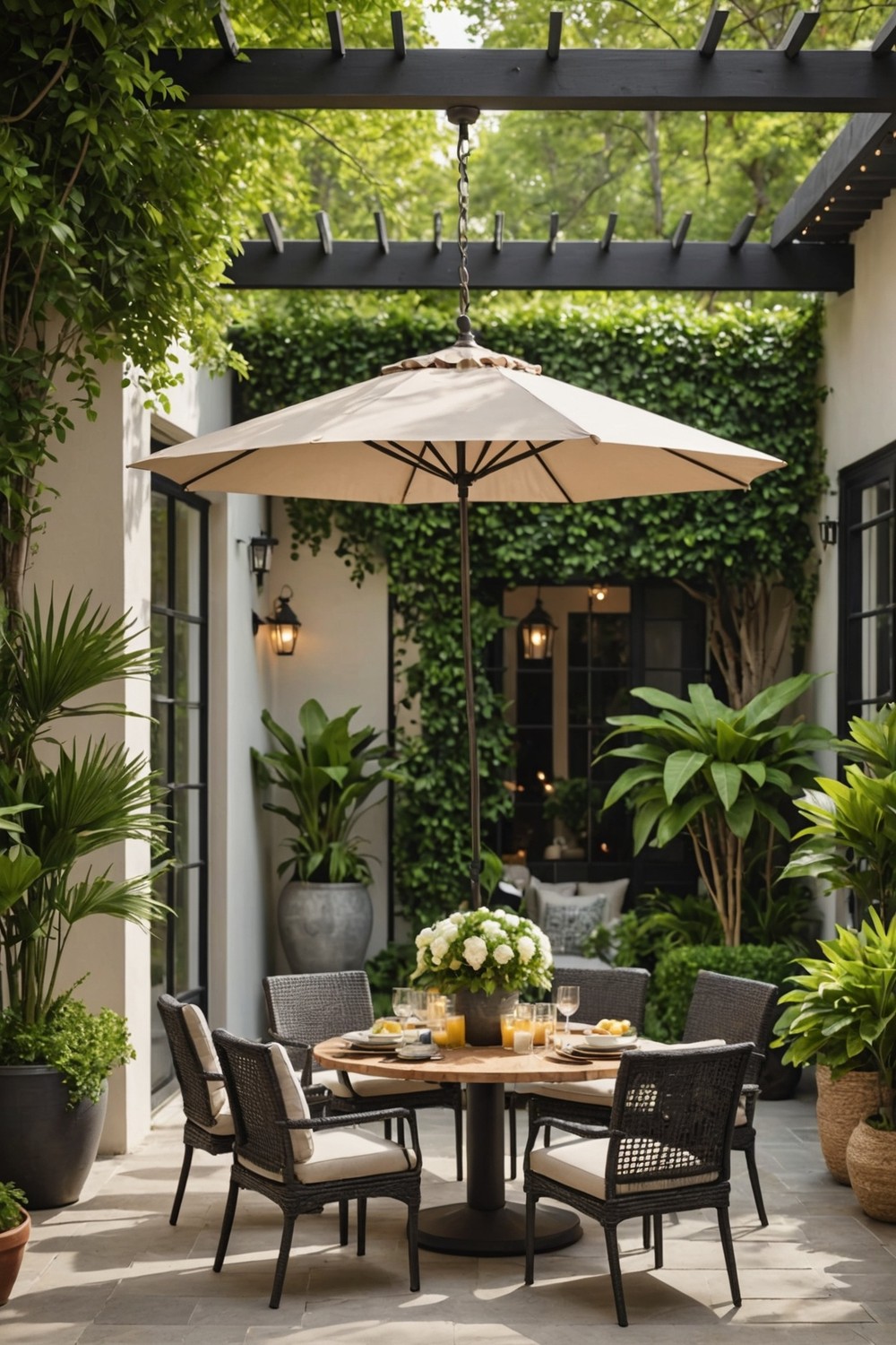 Design an Open-Air Dining Area