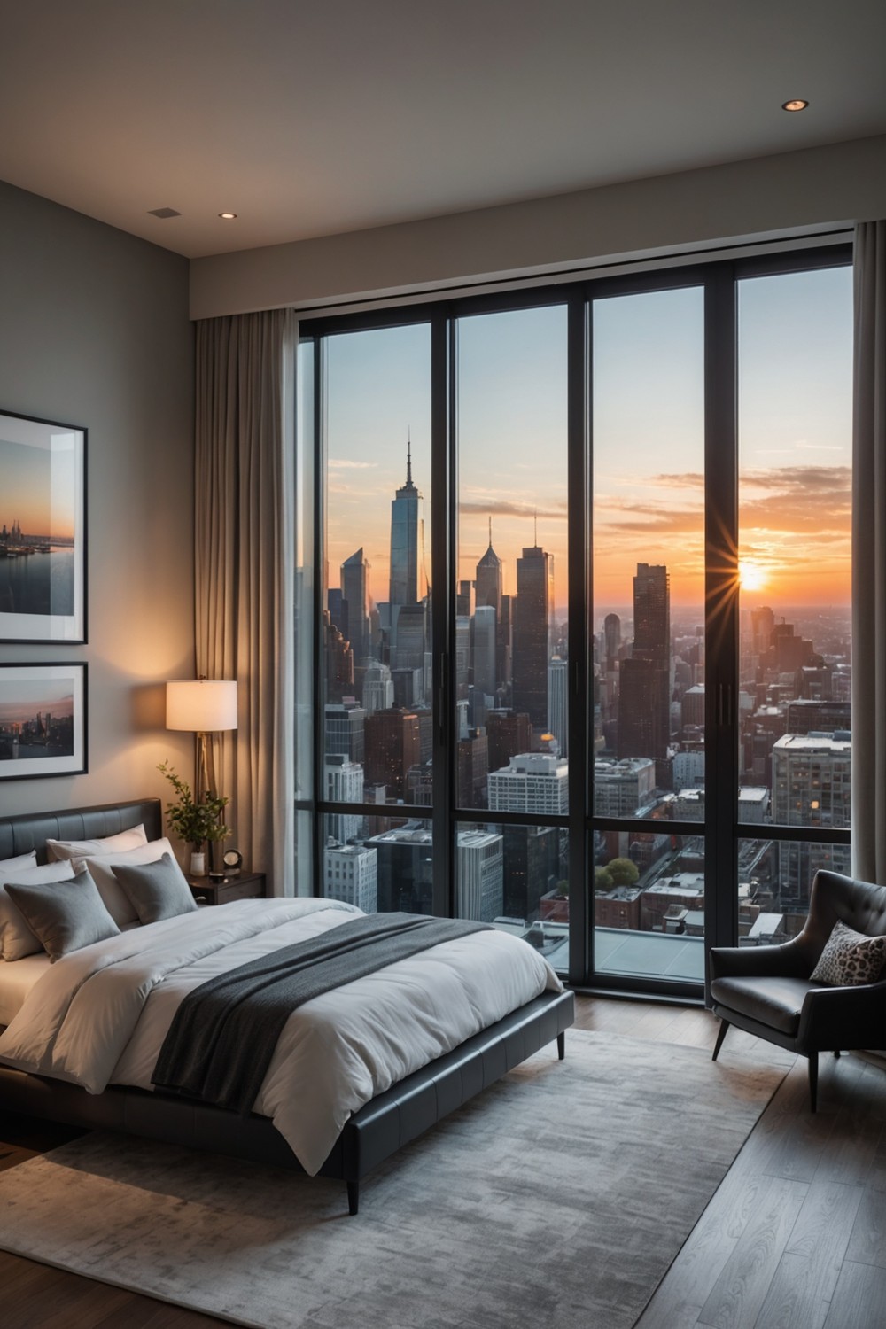 Loft Bedrooms with City Views