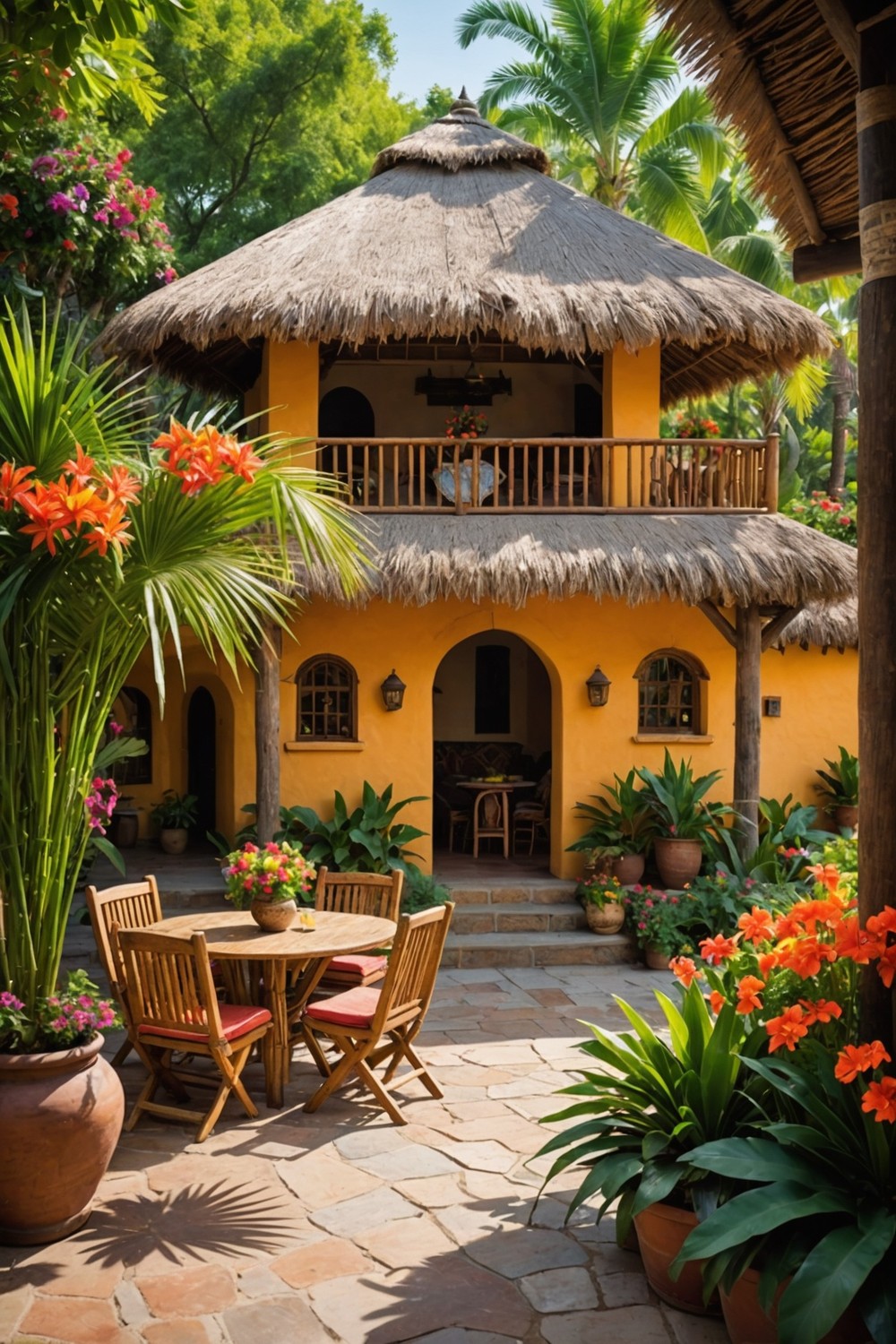 Palapa or Thatch Roof Structures