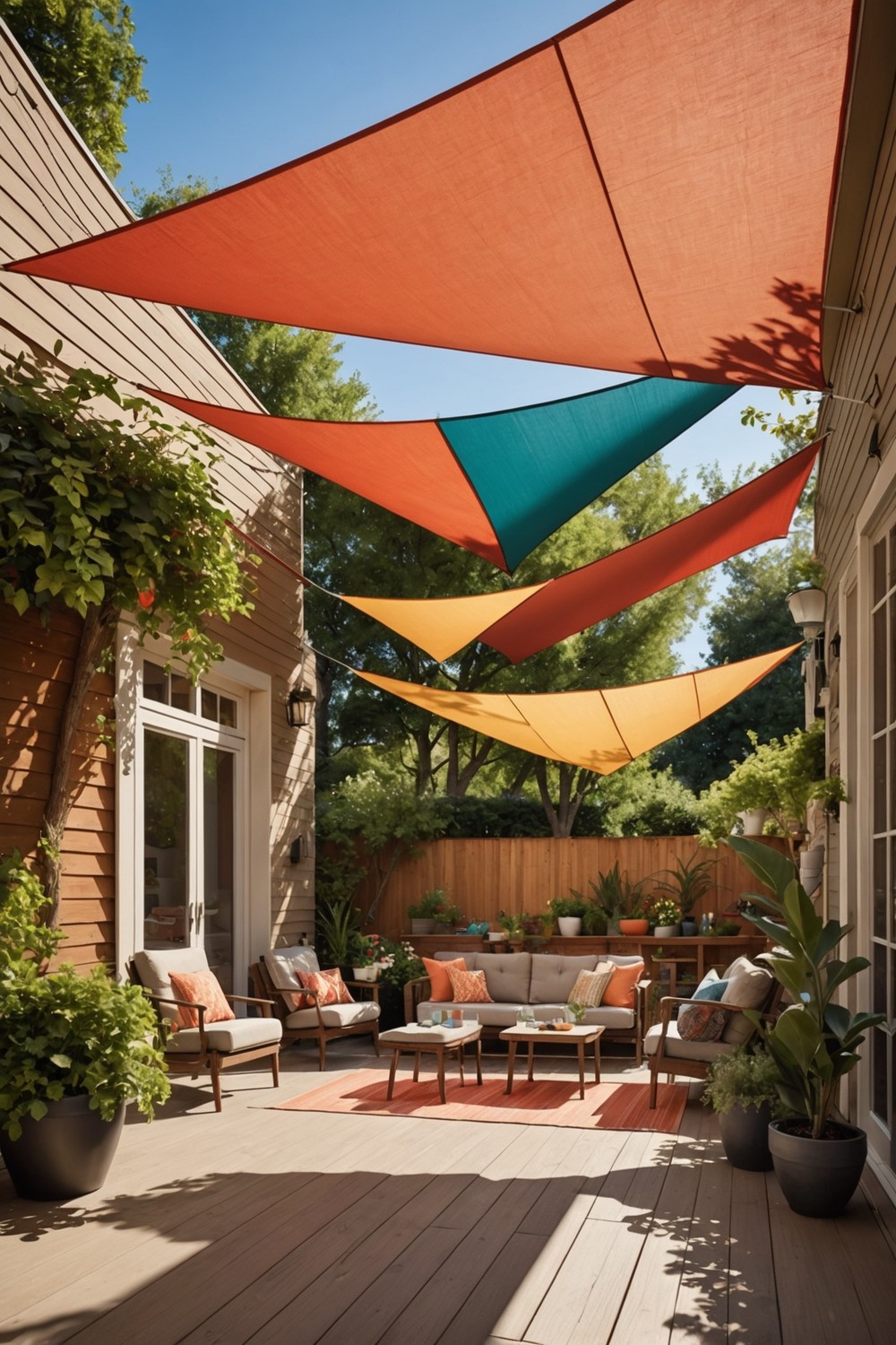 Use Shade Sails to Control Sunlight