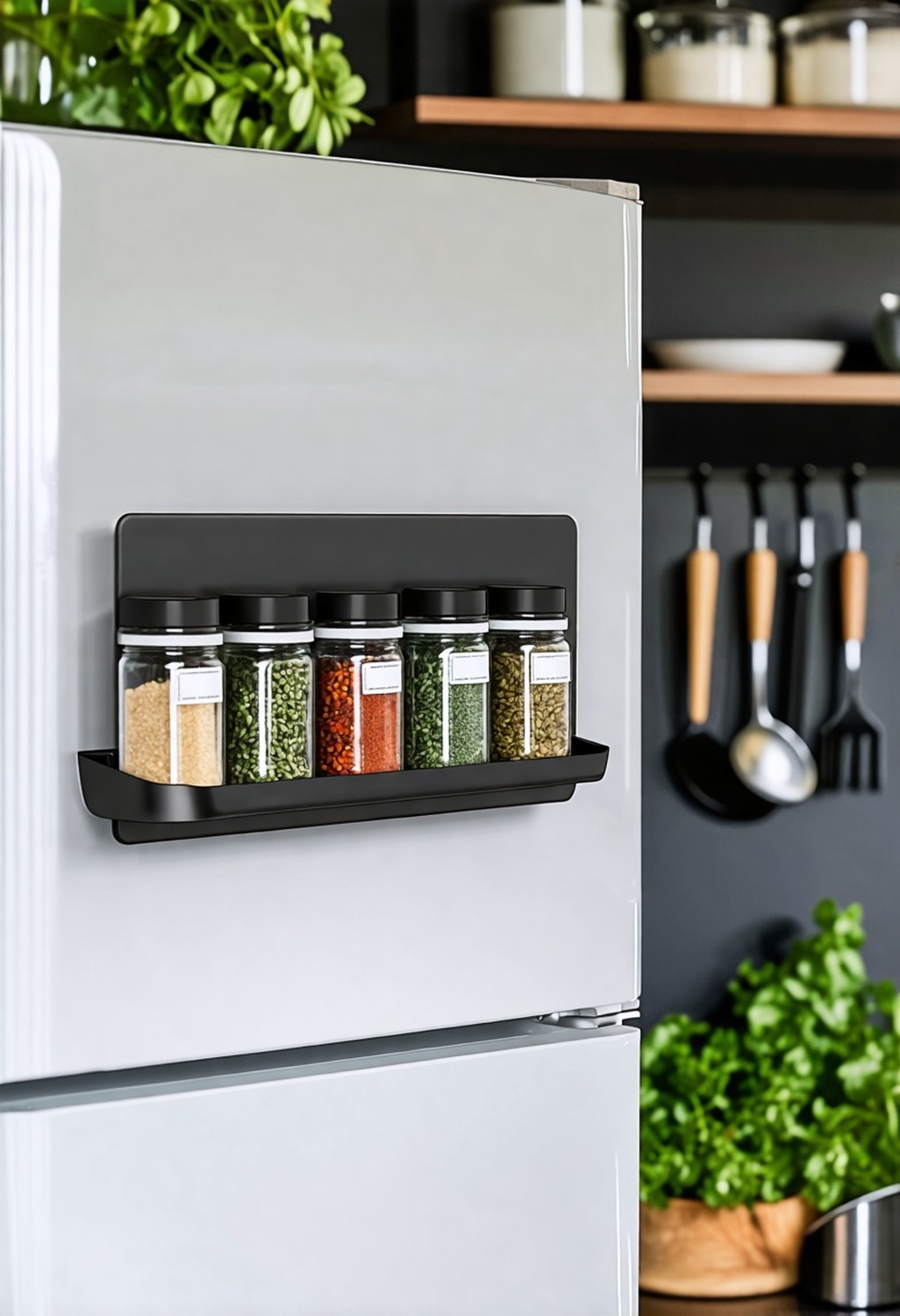 Add a Magnetic Spice Rack