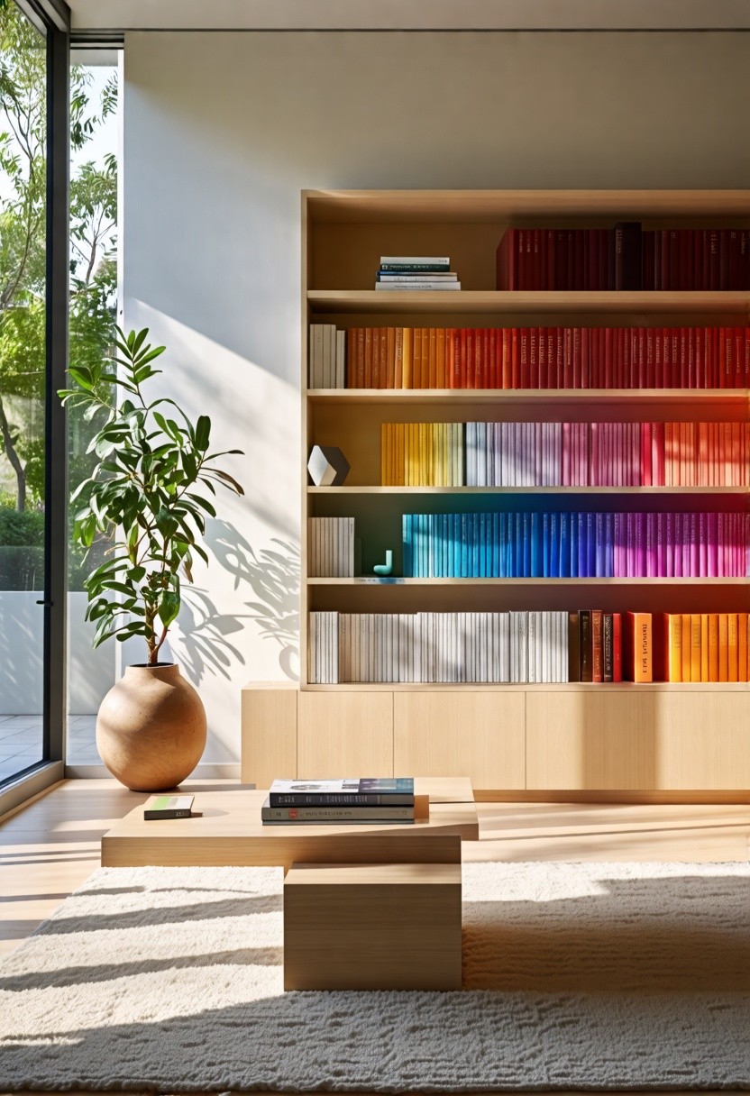 Arrange Books by Color