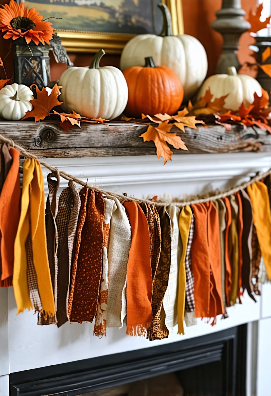 Fabric Scrap Garland