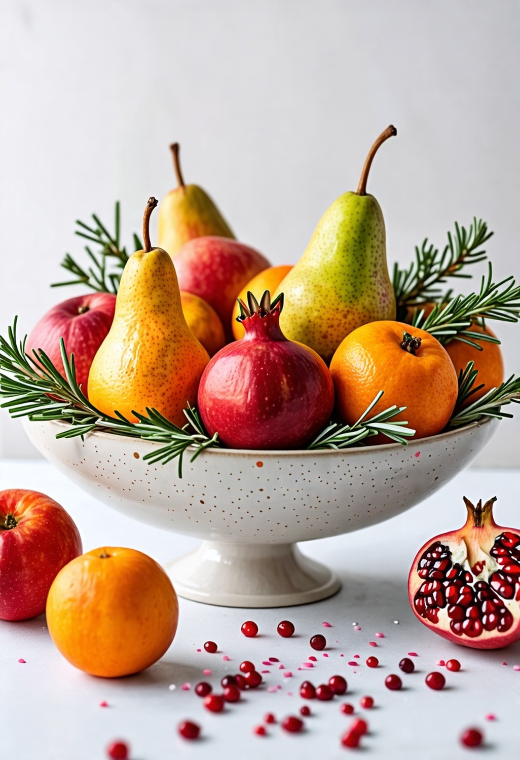 Festive Fruit Bowl Arrangement