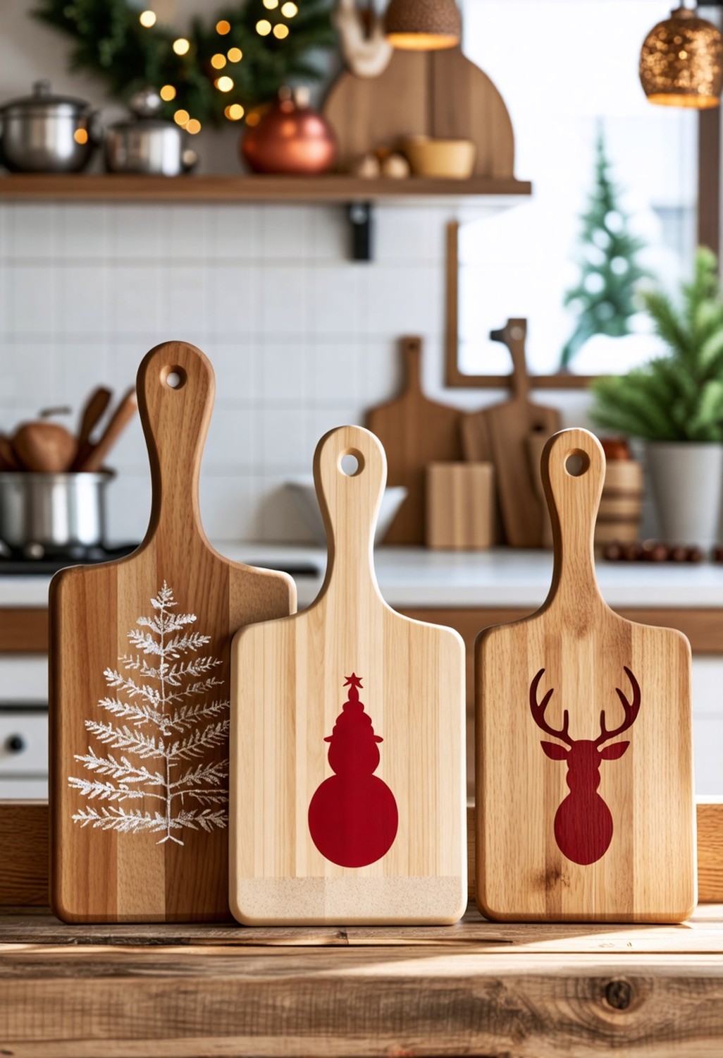 Holiday-themed Cutting Boards