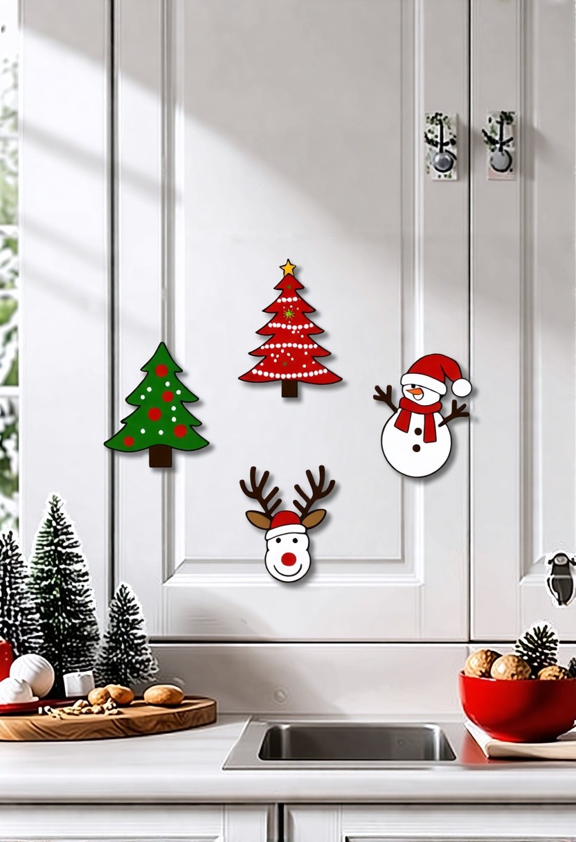 Holiday-themed Magnet Display