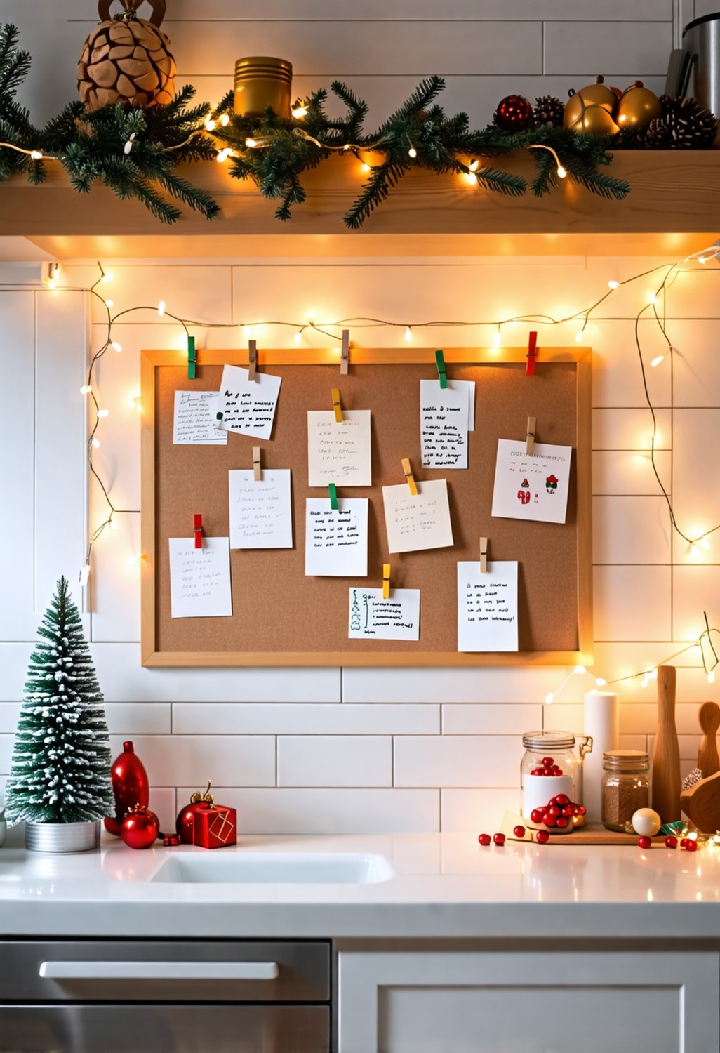 Holiday Recipe Cards Display