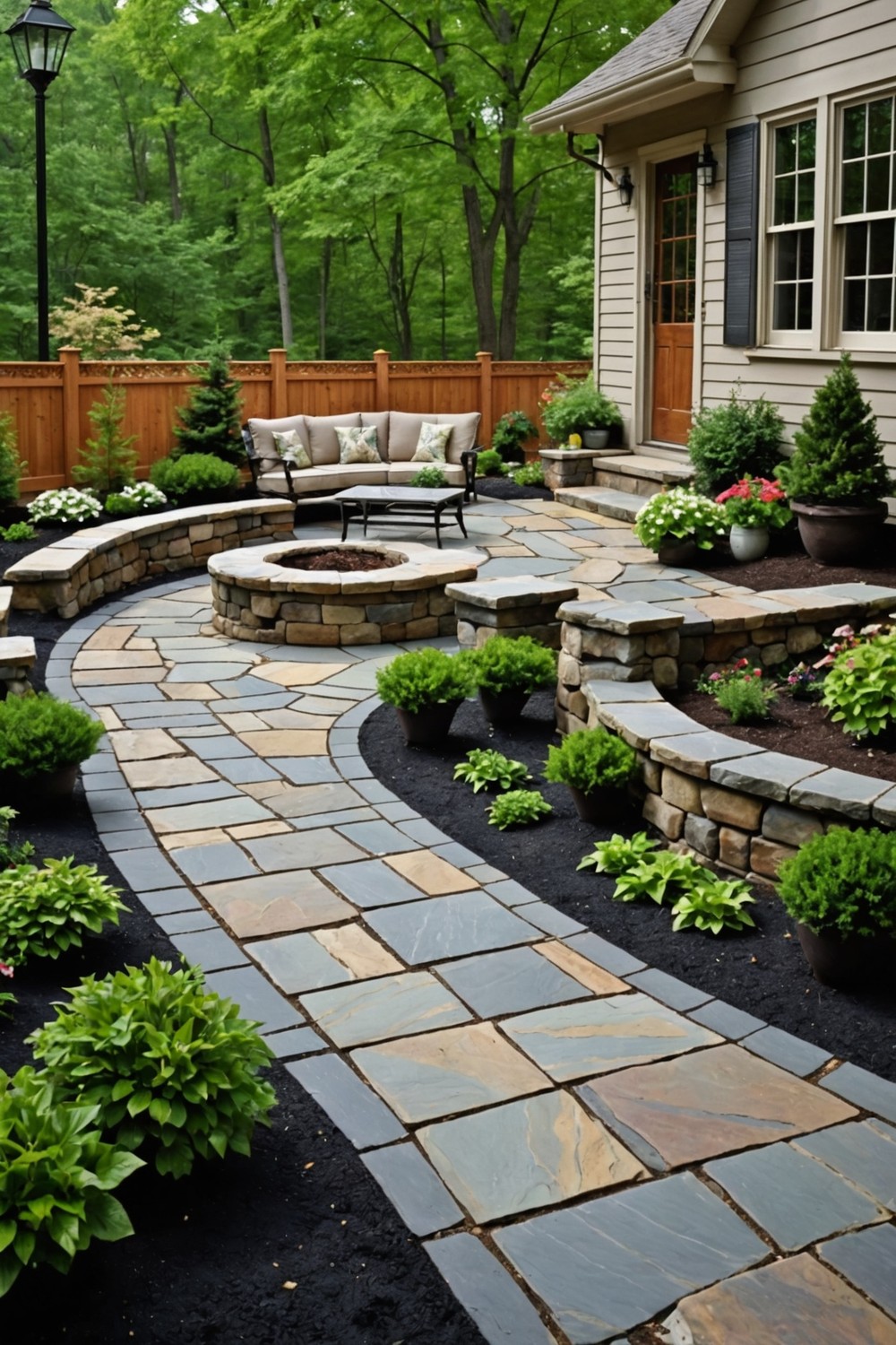 Natural Stone Borders