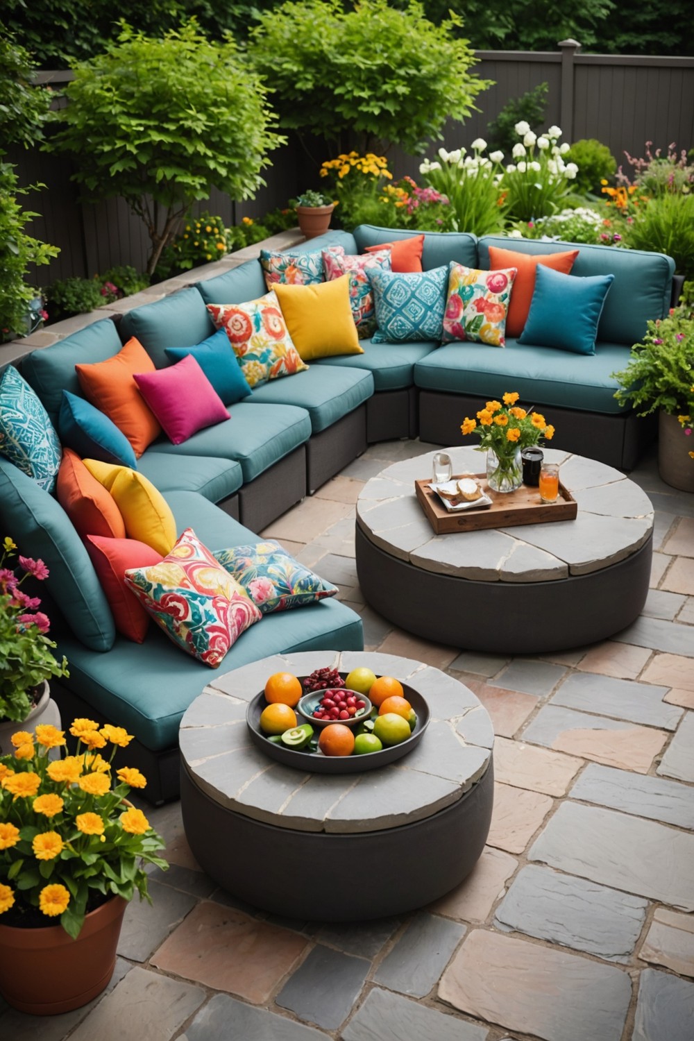 Outdoor Lounge with Cushions